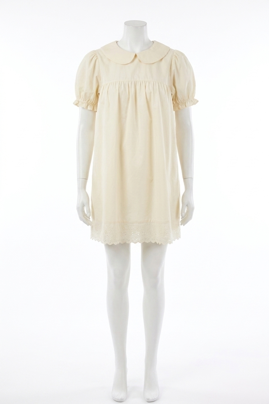 NEW MABLE sweet buttercup mini dress in butter yellow